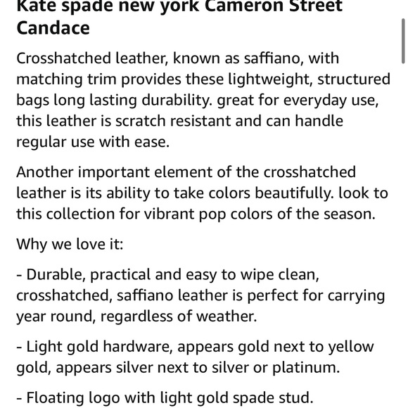 Kate Spade black Candace satchel - Picture 4 of 5